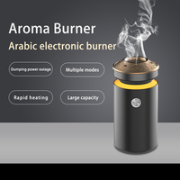 Brûleur d'Encens Électronique Arabe Bukhoor Portable Rechargeable USB 1 An, Purificateur d'Air et Diffuseur d'Arôme pour Voiture et Maison