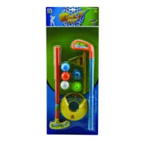 Ensemble de jouets de golf en plastique pour enfants, idéal pour les 2-7 ans, mini jeu de sport d'extérieur pour jardin