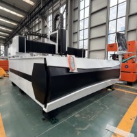Máquina Láser de Corte de Metal de Mesa Única 1500W-6000W, Sierra de Chapa de Alta Precisión, Máquina de Grabado de Paneles, CE, Directo de Fábrica