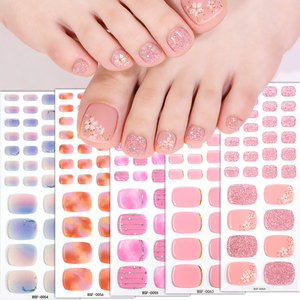 Nouveaux produits – Autocollants pour <span class=keywords><strong>ongles</strong></span> de <span class=keywords><strong>pieds</strong></span> en gel véritable, sans cuisson, faux <span class=keywords><strong>ongles</strong></span> à presser, sans UV, pour nail art <span class=keywords><strong>des</strong></span> <span class=keywords><strong>pieds</strong></span> - Product Image 4