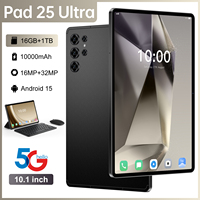 Tablette éducative Pad 25 Ultra 11 pouces 2K 16 Go + 1 To 108 MP 8000 mAh 5G Wi-Fi Double SIM + TF pour l'éducation des juniors et seniors et l'école (e-book)