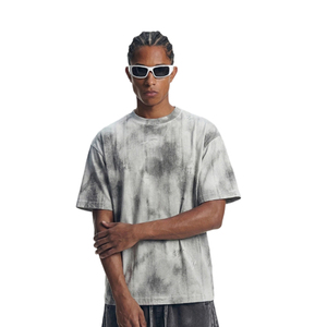 Customized <strong>Cream</strong> Washed <strong>Tshirts</strong> Cropped <strong>Tshirt</strong> 100% Cotton Men Oversized Crop <strong>Tshirt</strong> - Product Image 1