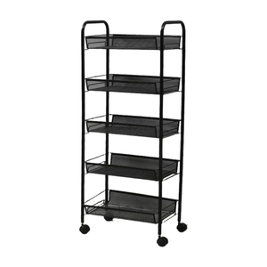 Carrito de Almacenamiento de Cocina de 5 Niveles, Carrito Rodante de Metal Multicapa, Estante de Almacenamiento Multifuncional, Organizador - Product Image 1