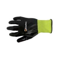 Guantes de Trabajo de Seguridad para Logística de Almacén, Forro de Poliéster, Recubrimiento de Nitrilo, Resistentes al Aceite y a la Abrasión