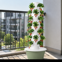 Kit de culture hydroponique pour débutants - Système de culture vertical facile à installer pour le jardin potager à domicile