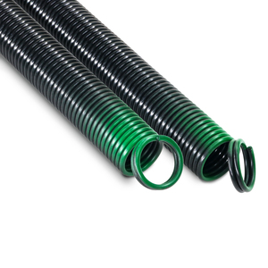 Heavy Duty Garage <b>Door</b> Extension <b>Springs</b> 120 Lbs 25\" Long Double Loop Ends High Pair of Stretch <b>Springs</b> - Product Image 1