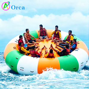 Oferta Especial: Bote Inflable Remolcable para 10 Personas, Crazy UFO, Bote Inflable Remolcable para Deportes Acuáticos, Disco Inflable Giratorio - Product Image 4