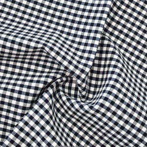<span class=keywords><strong>Tissu</strong></span> teint en fil à carreaux élastique <span class=keywords><strong>noir</strong></span> <span class=keywords><strong>blanc</strong></span> pour vêtements pour enfants bagages chaussures chapeaux manteaux jupes pantalon à carreaux extensible - Product Image 2