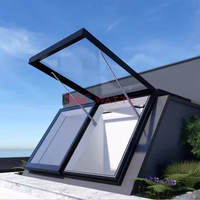 Prix d'usine – Fenêtres de toit électriques en aluminium, automatiques, étanches et isolées, pour accès aux escaliers