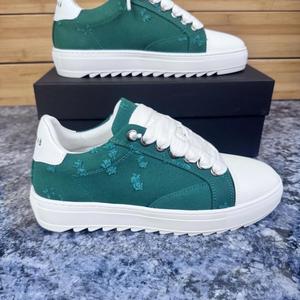 Top Quality Luxury Women Mans Numeris <b>Trainers</b> Casual Shoes Leather Toe Cap Thick Rubber Sole Canvas Runner Shoes - Product Image 5