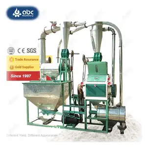 Strong Technical Supported Automatic Maize Atta Chakki Wheat Rice Flour Mill Machine for Milling Grinding Rice,Sorghum,Cassava