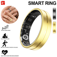 Anillo Inteligente Profesional a Prueba de Agua 5ATM IP68, Monitor de Salud con IA, Monitor de Frecuencia Cardíaca y Sueño, Anillo Ultrafino de 7 mm, Apto para Natación