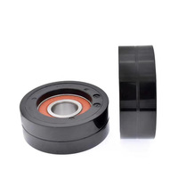 Roulement à billes enduit de plastique en nylon durable 8mm 608Z 608ZZ POM rainure profonde 8*29*10mm 8*30*9mm 8*32*12mm roues de poulie de porte coulissante