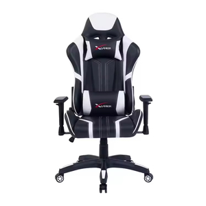 Fauteuil de jeu inclinable en cuir personnalisé avec logo, réglable, pour ordinateur et course, vente en gros - Product Image 5