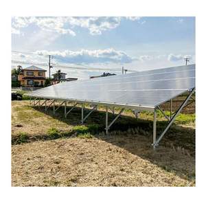 Système de montage au sol pour panneaux solaires photovoltaïques en acier à installation rapide, pour projets solaires résidentiels hors réseau, sur réseau et commerciaux - Product Image 4