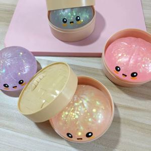ตุ๊กตาซาลาเปาขนมหวานมอลโทสแบบใหม่ ประดับกลิตเตอร์สุดฮิต ตุ๊กตาซาลาเปาขนาดใหญ่พร้อมกล่องนึ่ง ของขวัญเล็กๆ น้อยๆ สำหรับเทศกาลคริสต์มาส ของเล่นรูปอาหาร - Product Image 1