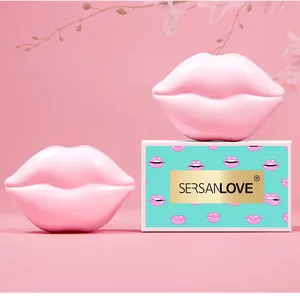 SERSANLOVE 새로운 디자인 립 마스크 딥 모이스춰 라이징 개선 립 라인 안티 링클 하이드로 겔 콜라겐 립 패치 슬리핑 마스크 20pcs