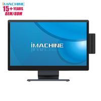 IMACHINE P2 Многофункциональный POS-терминал 15.6\" FHD с сенсорным экраном, RFID-принтером, OEM-конфигурацией, кассовым аппаратом и процессором Core I3/i5/i7, Windows 10/11