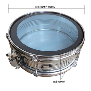 Teste <span class=keywords><strong>di</strong></span> vacchetta 1051 blu metallo bianco rullante tamburo della scuola <span class=keywords><strong>di</strong></span> percussioni Western Drum giovani pionieri della Drum Bag - Product Image 4