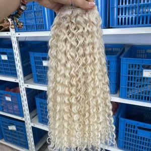 Extensioni di <span class=keywords><strong>Capelli</strong></span> Umani con Punte Spesse, Trama a Doppia Cucitura, Fasci di <span class=keywords><strong>Capelli</strong></span> Yaki per Fornitori di Saloni e Attività Online - Product Image 3