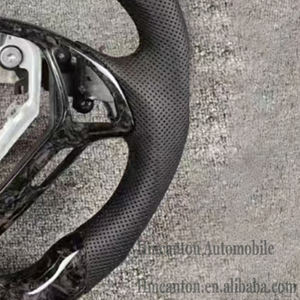Most Popular Forged Carbon Fiber Perforated Leather Steering <b>Wheel</b> for Infiniti G27 G37 Car Steering <b>Wheel</b> - Product Image 5