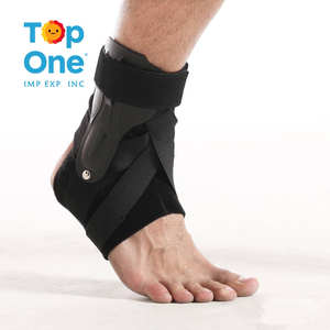 Soporte de tobillo ajustable de compresión ABS de nailon de alta calidad de fábrica superior y mangas protectoras - Product Image 1