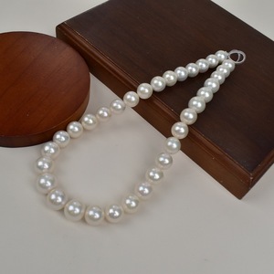 11-14mm White Mars <b>Beads</b> Paired with Freshwater Cultured Baroque Loose Pearls for DIY Accessory Earrings Natural <b>Color</b> - Product Image 3