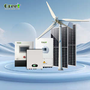Sistema de Generación Híbrida Solar-Eólica Personalizado para el Hogar, Kit de Turbina Eólica + Solar de 15Kw 25Kw - Product Image 1