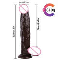 Correa de consolador grande suave de PVC realista Popular en pantalones de consolador realistas para mujer sex shop