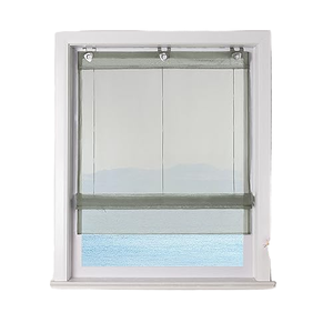 Stores romains motorisés 100 % polyester de haute qualité, filtrant la lumière, pour fenêtres intérieures, maison et bureau – Meilleures ventes - Product Image 1