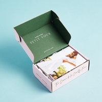 Caja de Embalaje de Cartón Corrugado E-Flute de Alta Calidad y Durabilidad, Lista para Venta Minorista, Caja de Envío Personalizada de Lujo con Laminado Mate