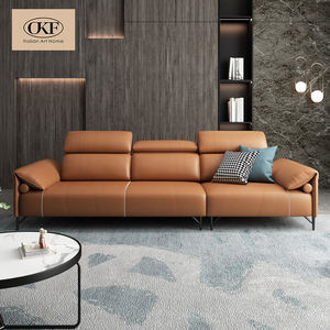 OKF Canapé d'<span class=keywords><strong>Angle</strong></span> Moderne <span class=keywords><strong>Italien</strong></span> en Cuir Microfibre Confortable avec Design Minimaliste de Luxe pour Mobilier de Salon de Villa - Product Image 6