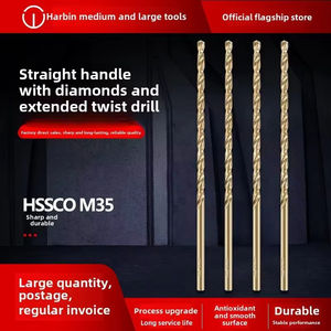 Punta da Trapano Extra-Lunga in Acciaio HSS al Cobalto, con Attacco Cilindrico, Diametro 250 Millimetri - Product Image 6