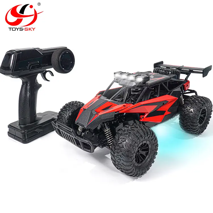 2022 New 1:16 2.4Ghz 20KM/H High Speed Off-road RC Remote Control Race Drift Cars Low Price (Large battery Camera optional)