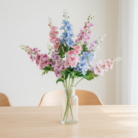Bunga Hyacinth Real Touch, Bunga Delphinium Latex Palsu, Bunga Artifisial Realistis, Dekorasi Rumah & Pernikahan