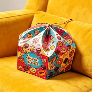 Caja Transparente para Pasteles con Ventana y Asa para Tiramisú y Otros Postres, Caja para <span class=keywords><strong>Donuts</strong></span>, Galletas y Dulces - Product Image 6
