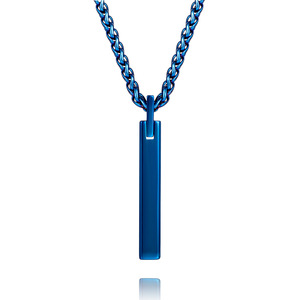 จี้เหล็กทังสเตนสำหรับผู้ชาย ดีไซน์ทรงเรขาคณิต สร้อยคอสแตนเลส ของขวัญเครื่องประดับ - Product Image 1