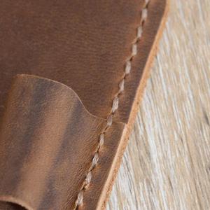 منظم يوميات سفر مصنوع يدويًا من الجلد العتيق A5 6 حلقات مع دفاتر ربط فضفاضة الأوراق - Product Image 4