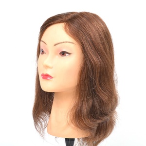 Tête de <span class=keywords><strong>mannequin</strong></span> pour enfant, bébé, poupée, avec cheveux, tête d'entraînement, vente en gros - Product Image 2