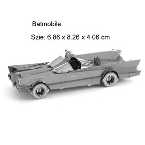 โมเดลรถแบทโมบิลโลหะ 3 มิติ ลิขสิทธิ์แท้จาก DC ทำจากสแตนเลสสตีล งานแกะสลัก ประกอบเอง ของเล่นสะสม รุ่น 51-100 - Product Image 3