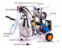 Machine à traire les vaches de qualité supérieure au meilleur prix en Chine, machine d'aspiration du lait de vache, machine à traire pour les chèvres