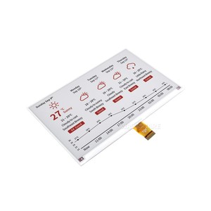 จอแสดงผล E-Ink ขนาด 7.5 นิ้ว (B) ความละเอียด 800x480 สีแดง / ดำ / ขาว, แบบ SPI, ไม่มี PCB - Product Image 4