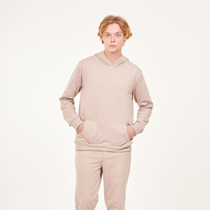 ชุดสเวตเชิ้ตมีฮู้ดผ้าเทอร์รี่ฝรั่งเศสสำหรับผู้ชายแห้งเร็วทนทานผ้าฝ้ายลำลองสำหรับฤดูหนาว - Product Image 3