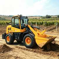 Produit en promotion : Mini-chargeuse sur pneus hydraulique diesel Euro 5 CE EPA pour la construction, l'agriculture et l'usage domestique