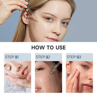 Sérum Visage Anti-Âge et Anti-Rides à l'Huile Essentielle, Composé Hydratant, Raffermissant et Éclaircissant au Rétinol et Vitamine B3 Biologique