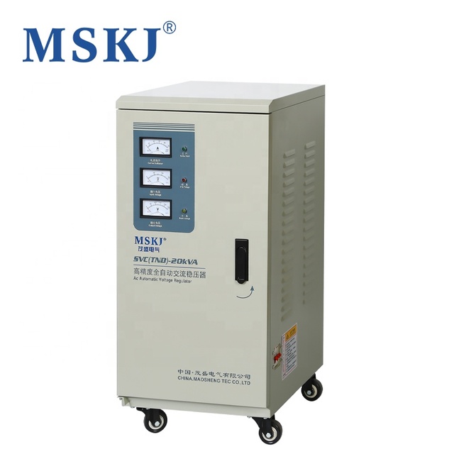Tnd Series 15 KVA Factory Price Single Phase Automatic AC Servo Voltage Stabilizer / Regulator 220/230 Volts 60Hz Copper SVC