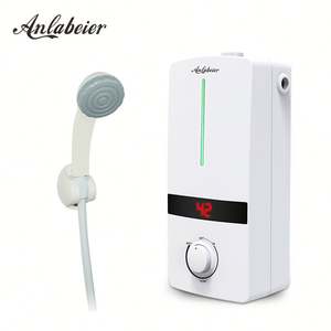 2024 New ABS Plastic Bathroom Geyser Electric <b>Water</b> <b>Heater</b> CE Certified 220v LED Temperature Display for Household Hotel Use - Product Image 1