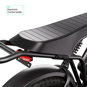 Vélo électrique à pneus larges de 20 pouces pour adultes, en stock dans l'entrepôt européen, vélo de montagne électrique avec batterie au lithium amovible, vélo de ville pour trajets quotidiens - Product Image 5