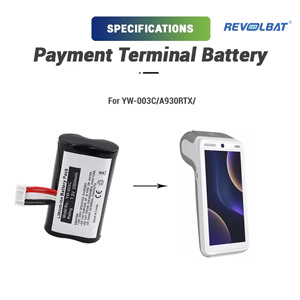 Revolbat Yeni Marka 7.2V 3350mAh YW-003 YW-003C YW-008 POS Ödeme Terminali Makinesi için Yedek Li-ion Pil Paketi - Product Image 3