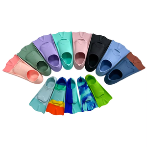 Dayanıklı Kaymaz Silikon Kısa Paletler |   Yetişkinler ve Çocuklar İçin Yüzme Eğitimi Dalış Şnorkelli Yüzme Paletleri - Product Image 2